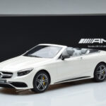 Mercedes AMG S63 A217 Cabriolet Diamond Branco GT Spirit 1:18 - image 6 of 6