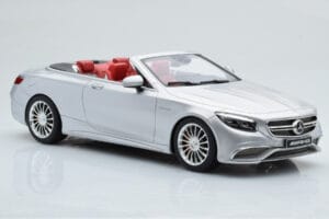 Mercedes AMG S65 A217 Cabriolet Prata GT Spirit 1:18 GT764 Resina - imagem 4 de 6
