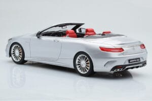 Mercedes AMG S65 A217 Cabriolet Prata GT Spirit 1:18 GT764 Resina - imagem 5 de 6