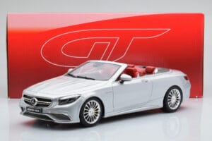 Mercedes AMG S65 A217 Cabriolet Prata GT Spirit 1:18 GT764 Resina - imagem 6 de 6