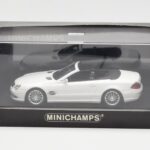 Mercedes SL 55 AMG R230 Branco Minichamps 1:43 - image 4 of 4