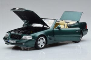 Mercedes SL500 R129 Verde Metálico Norev 1:18 183753 Metal - imagem 2 de 8