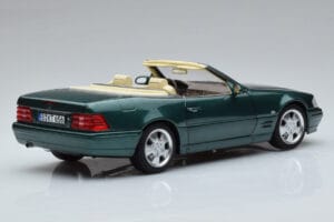 Mercedes SL500 R129 Verde Metálico Norev 1:18 183753 Metal - imagem 4 de 8