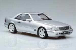 Mercedes SL 73 AMG R129 Brilliant Prata Otto 1:18 OT240 Resina - imagem 4 de 6
