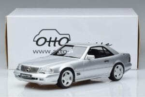 Mercedes SL 73 AMG R129 Brilliant Prata Otto 1:18 OT240 Resina - imagem 6 de 6