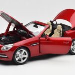 Mercedes SLK R172 Designo Zircon Vermelho Minichamps 1:18 B66960513 - image 2 of 8