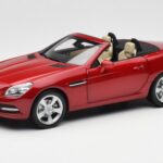 Mercedes SLK R172 Designo Zircon Vermelho Minichamps 1:18 B66960513