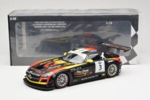 Mercedes SLS AMG GT3 #3 Team Abu Dhabi By Black Falcon K. Al Qubaisi / M. Bleekemolen / B. Schneider Winners Gulf 12 Hours Ab - imagem 6 de 6