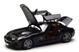 Mercedes SLS AMG Obsidian Preto Metálico Minichamps 1:18 B66960042 Metal - imagem 2 de 7