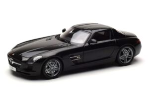 Mercedes SLS AMG Obsidian Preto Metálico Minichamps 1:18 B66960042