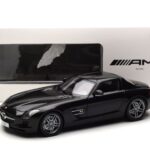 Mercedes SLS AMG Obsidian Preto Metálico Minichamps 1:18 B66960042 - image 7 of 7