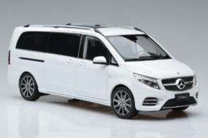 Mercedes V-Class W447 V260L Branco OEM 1:18 QALCN89911149 Metal - imagem 6 de 8