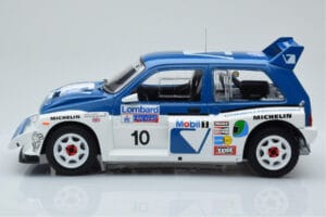MG Metro 6R4 #10 M. Wilson / N. Harris RAC Rally 1986 IXO 1:18 18RMC068A Metal - imagem 3 de 6