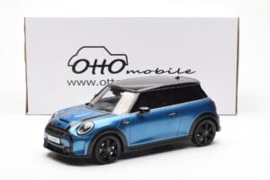 Mini Cooper S F56 Island Azul Otto 1:18 OT982 Resina - imagem 6 de 6