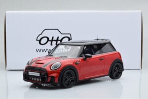 Mini Cooper S JCW F56 Vermelho Otto 1:18 OT984 Resina - imagem 6 de 6