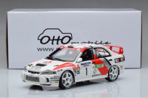 Mitsubishi Lancer Evo 4 T. Makinen / S. Harjanne Rally Catalunya 1997 Otto 1:18 OT409 Resina - imagem 6 de 6