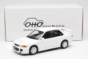 Mitsubishi Lancer Evo III Scotia Branco Otto 1:18 OT1065 Resina - imagem 6 de 6