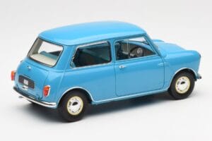 Morris Mini Minor Azul Kyosho 1:18 08964BL Metal - imagem 3 de 8