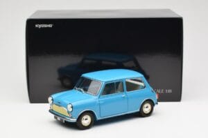 Morris Mini Minor Azul Kyosho 1:18 08964BL Metal - imagem 8 de 8