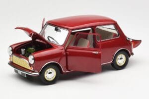 Morris Mini Minor Vermelho Kyosho 1:18 08964R Metal - imagem 2 de 8