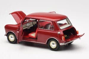 Morris Mini Minor Vermelho Kyosho 1:18 08964R Metal - imagem 5 de 8