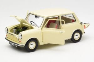 Morris Mini Minor Branco Kyosho 1:18 08964W Metal - imagem 2 de 8