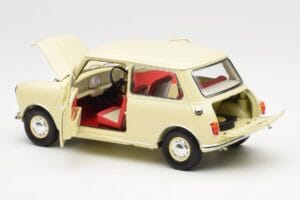 Morris Mini Minor Branco Kyosho 1:18 08964W Metal - imagem 5 de 8