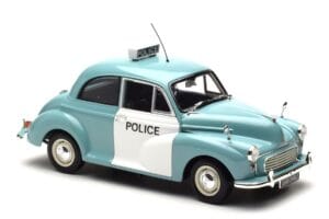 Morris Minor Polícia Azul & Branco Minichamps 1:18 150137090 Metal - imagem 6 de 8