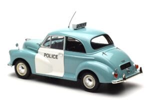 Morris Minor Polícia Azul & Branco Minichamps 1:18 150137090 Metal - imagem 7 de 8