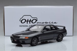 Nissan Skyline GT-R BNR32 Nismo Cinzento Otto 1:18 OT411 Resina - imagem 6 de 6