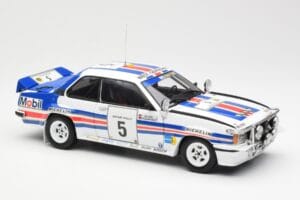 Opel Ascona 400 #5 W. Rohrl / C. Geistdorfer Safari Rally Campeão Mundial 1982 Sun Star 1:18 5378 Metal - imagem 6 de 8