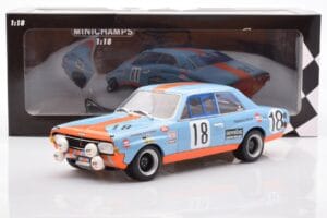 Opel Commodore A Steinmetz Gulf #18 Joossens / Byttebier 24 Hours of Spa 1971 Minichamps 1:18 155714618 Metal - imagem 6 de 6