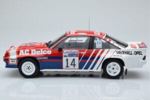 Opel Manta 400 #14 J. McRae / I. Grindrod RAC Rally 1985 IXO 1:18 18RMC098 Metal - imagem 3 de 6