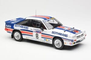 Opel Manta 400 Rothmans #8 J. McRae / I. Grindrod Lombard RAC Rally 1983 IXO 1:18 18RMC038A Metal - imagem 4 de 6