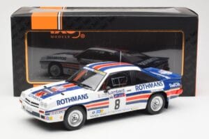 Opel Manta 400 Rothmans #8 J. McRae / I. Grindrod Lombard RAC Rally 1983 IXO 1:18 18RMC038A Metal - imagem 6 de 6