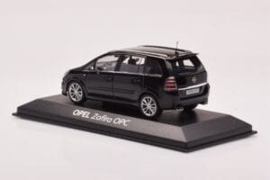 Opel Zafira B OPC Preto Minichamps 1:43 1799622 Metal - imagem 3 de 4