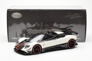Pagani Zonda Cinque Roadster Branco Benny Almost Real 1:18 850611001 Metal - imagem 8 de 8