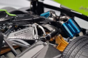 Pagani Zonda Cinque Verde Firenze Almost Real 1:18 850602001 Metal - imagem 11 de 15