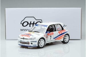 Peugeot 106 Maxi Rally D'Antibes 2000 Otto 1:18 OT947 Resina - imagem 6 de 6