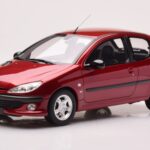 Peugeot 206 S16 Vermelho Otto 1:18