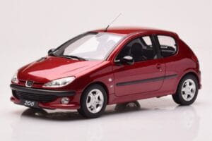Peugeot 206 S16 Vermelho Otto 1:18 OT1039