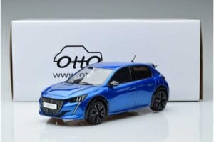 Peugeot 208 GT Line Azul Otto 1:18 OT392 Resina - imagem 6 de 6
