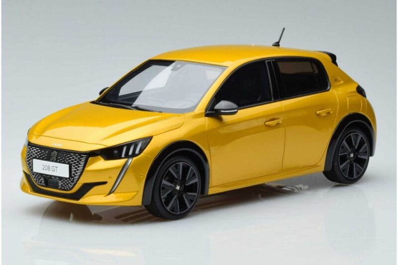 Peugeot 208 GT Line Amarelo Otto 1:18 OT930 Resina