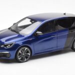 Peugeot 308 GTI Magnetic Azul Preto Otto 1:18 OT922