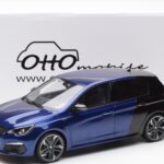Peugeot 308 GTI Magnetic Azul Preto Otto 1:18 OT922 - image 6 of 6