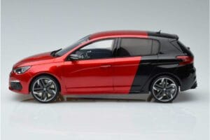 Peugeot 308 T9 GTI Vermelho Otto 1:18 OT368 Resina - imagem 3 de 6