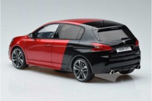 Peugeot 308 T9 GTI Vermelho Otto 1:18 OT368 Resina - imagem 5 de 6