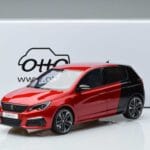 Peugeot 308 T9 GTI Vermelho Otto 1:18 OT368 Resina - image 6 of 6