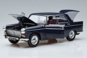 Peugeot 404 Azul Norev 1:18 184836 Metal - imagem 2 de 7