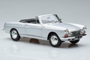 Peugeot 404 Cabriolet Prata Norev 1:18 184835 Metal - imagem 6 de 8